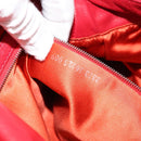 FENDI Mamma Baguette Shoulder Bag Leather Red Silver 2373 26325 Auth 181860M-25