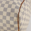 LOUIS VUITTON Damier Azur Keepall 50 Boston Bag N41430 LV Auth 181864-10
