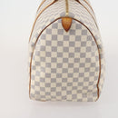 LOUIS VUITTON Damier Azur Keepall 50 Boston Bag N41430 LV Auth 181864-5