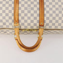 LOUIS VUITTON Damier Azur Keepall 50 Boston Bag N41430 LV Auth 181864-7