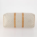 LOUIS VUITTON Damier Azur Keepall 50 Boston Bag N41430 LV Auth 181864-9