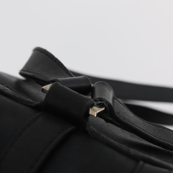 GUCCI Jackie Backpack Leather Black Silver 003 0245 Auth 181865A