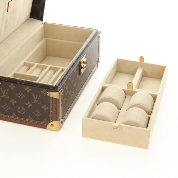 LOUIS VUITTON Monogram Coffret Accessoires Jewelry Box M20209 LV Auth 181867SV