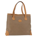 GUCCI Micro GG Supreme Tote Bag PVC Beige Gold Auth 181868-1