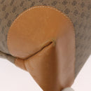 GUCCI Micro GG Supreme Tote Bag PVC Beige Gold Auth 181868-13