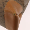 GUCCI Micro GG Supreme Tote Bag PVC Beige Gold Auth 181868-14