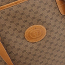 GUCCI Micro GG Supreme Tote Bag PVC Beige Gold Auth 181868-16