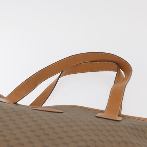 GUCCI Micro GG Supreme Tote Bag PVC Beige Gold Auth 181868