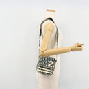 Christian Dior Trotter Canvas Shoulder Bag PVC Navy Silver Auth 181869A-23