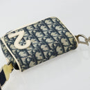 Christian Dior Trotter Canvas Shoulder Bag PVC Navy Silver Auth 181869A-6