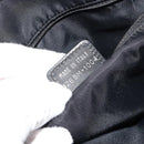 Christian Dior Trotter Canvas Tote Bag Black Silver Auth 181870A-12