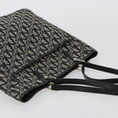 Christian Dior Trotter Canvas Tote Bag Black Silver Auth 181870A-6
