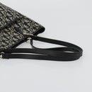 Christian Dior Trotter Canvas Tote Bag Black Silver Auth 181870A-7