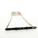 CHANEL Matelasse Boy Chanel Chain Wallet Bag Patent Black Gold CC Auth 181876SAM-7