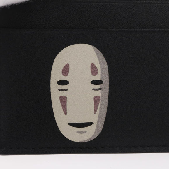 LOEWE Studio Ghibli Collaboration KAONASHI Card Case Leather Black Auth 181877SM