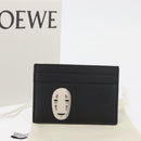 LOEWE Studio Ghibli Collaboration KAONASHI Card Case Leather Black Auth 181877SM-12
