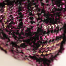CHANEL Matelasse 21 Chain Shoulder Bag Tweed Pink Silver CC Auth 181879SAM-15