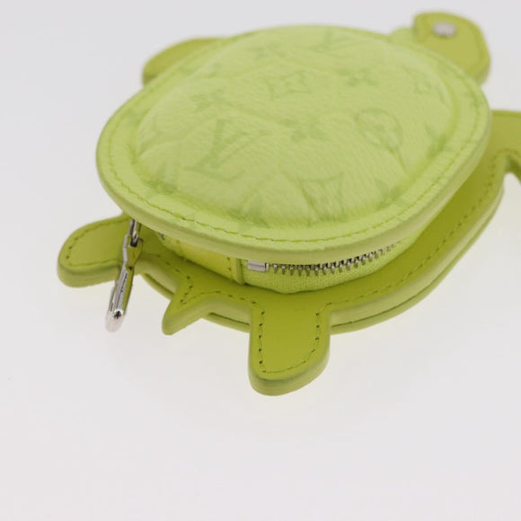 LOUIS VUITTON LV Turtle Tassenbedeltje Leer Geel M02526 LV Auth 181882SM