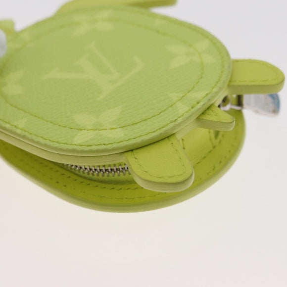 LOUIS VUITTON LV Turtle Tassenbedeltje Leer Geel M02526 LV Auth 181882SM