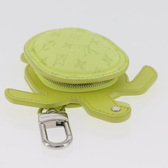 LOUIS VUITTON LV Turtle Tassenbedeltje Leer Geel M02526 LV Auth 181882SM