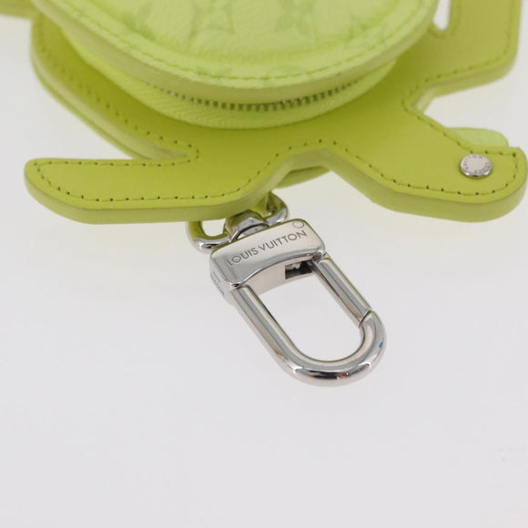 LOUIS VUITTON LV Turtle Tassenbedeltje Leer Geel M02526 LV Auth 181882SM