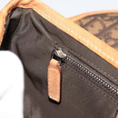Christian Dior Trotter Canvas Romantic Bag PVC Braun Silber Auth 181891V-22
