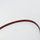 PRADA Hand Bag Safiano leather 2way Red Gold Auth 181893V-10