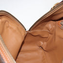 CELINE Macadam Canvas Backpack PVC Leather Brown Gold Auth 181895A-24
