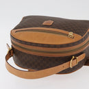 CELINE Macadam Canvas Backpack PVC Leather Brown Gold Auth 181895A-6