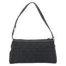 GUCCI GG Canvas Abbey Hand Bag Black Gold 145757 Auth 181897A-3