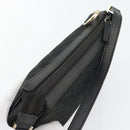 GUCCI GG Canvas Abbey Hand Bag Black Gold 145757 Auth 181897A-6