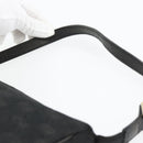 GUCCI GG Canvas Abbey Hand Bag Black Gold 145757 Auth 181897A-8