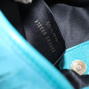 SAINT LAURENT Rib Gauche Bag Suede Turquoise Blue 138963 002214 Auth 181902A-11