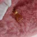 BOTTEGA VENETA Mini The Jody Handtas Fluweel Scheerling Roze Goud Auth 181904SM-9