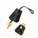PRADA Tote Bag Leather 2way Black Gold Silver Auth 181906SM-11