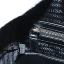 PRADA Comic Print Shoulder Bag Leather White Silver Auth 181914SM-25