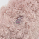PRADA Hand Bag Fur Pink Silver Auth 181915SM-18
