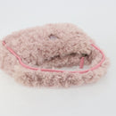 PRADA Hand Bag Fur Pink Silver Auth 181915SM-7
