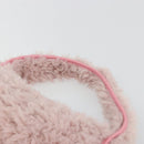PRADA Hand Bag Fur Pink Silver Auth 181915SM-8