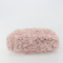 PRADA Hand Bag Fur Pink Silver Auth 181915SM-5