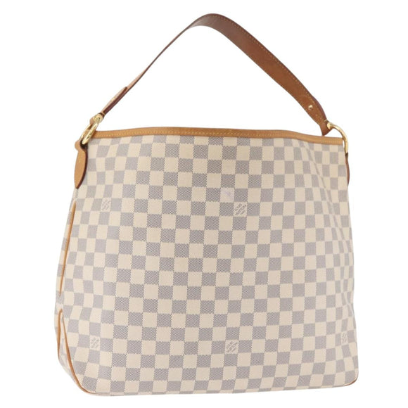 LOUIS VUITTON Damier Azur Delightful MM Shoulder Bag N41448 LV Auth 181916A