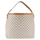 LOUIS VUITTON Damier Azur Delightful MM Shoulder Bag N41448 LV Auth 181916A-13