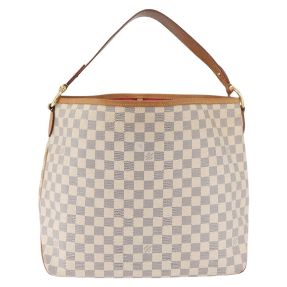LOUIS VUITTON Damier Azur Delightful MM Shoulder Bag N41448 LV Auth 181916A