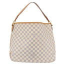 LOUIS VUITTON Damier Azur Delightful MM Shoulder Bag N41448 LV Auth 181916A-3