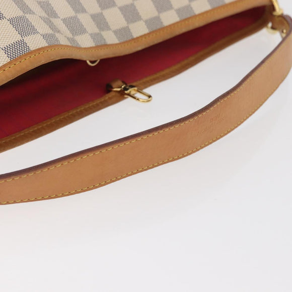 LOUIS VUITTON Damier Azur Delightful MM Shoulder Bag N41448 LV Auth 181916A