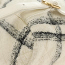 CHANEL Matelasse Chain Backpack Wool Tweed Ivory Gold CC Auth 181919SM-19