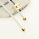 CHANEL Matelasse Chain Backpack Wool Tweed Ivory Gold CC Auth 181919SM-25