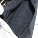CHANEL Matelasse Chain Backpack Wool Tweed Ivory Gold CC Auth 181919SM-10