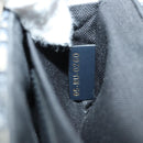 Christian Dior Trotter Canvas Oblique 30 Montaigne Bag Navy Gold Auth 181920M-24