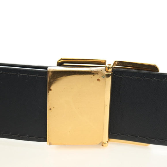 Christian Dior Trotter Canvas Oblique 30 Montaigne Bag Navy Gold Auth 181920M